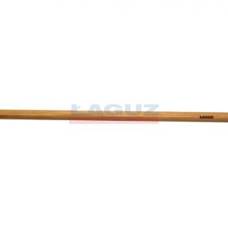 Lacquered, straight handle for shovels 130 cm